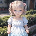 ԅ( ¯ิ∀ ¯ิԅ)ｸﾞﾍﾍﾍおじょうちゃんちょっとスカート捲って見せて💕【model：waiSemireal_v30】 6枚目
