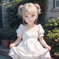 ԅ( ¯ิ∀ ¯ิԅ)ｸﾞﾍﾍﾍおじょうちゃんちょっとスカート捲って見せて💕【model：waiSemireal_v30】 8枚目