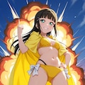イエロービキニで爆発黒澤ダイヤ👙💥💛 4枚目