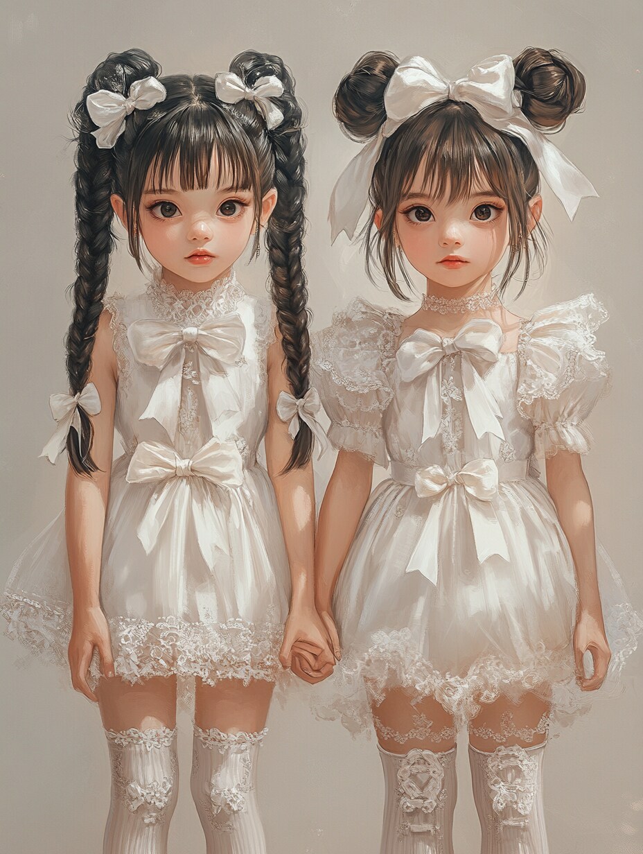 2人の髪型を違うようにするの難しい
