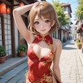 スクールアイドル⁉😅「小泉花陽 国立音ノ木坂学院一年生」チャイナ服Ver．【model：waiANIHENTAIPONYXL_v60】 8枚目