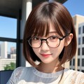 おはようございまーす。眼鏡と女子高校生 3枚目
