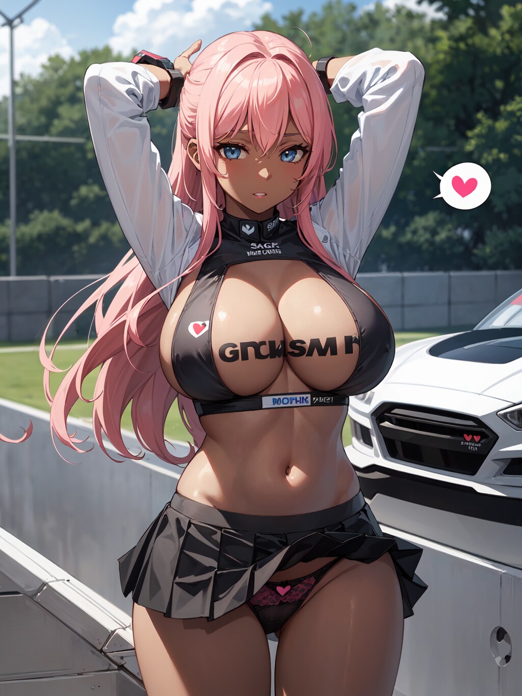 褐色 レースクイーン