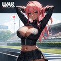 褐色 レースクイーン 6枚目