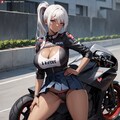 褐色 レースクイーン 2枚目