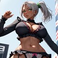 褐色 レースクイーン 7枚目