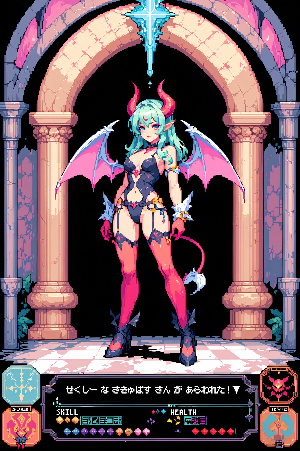 ドット絵なサキュバスさん