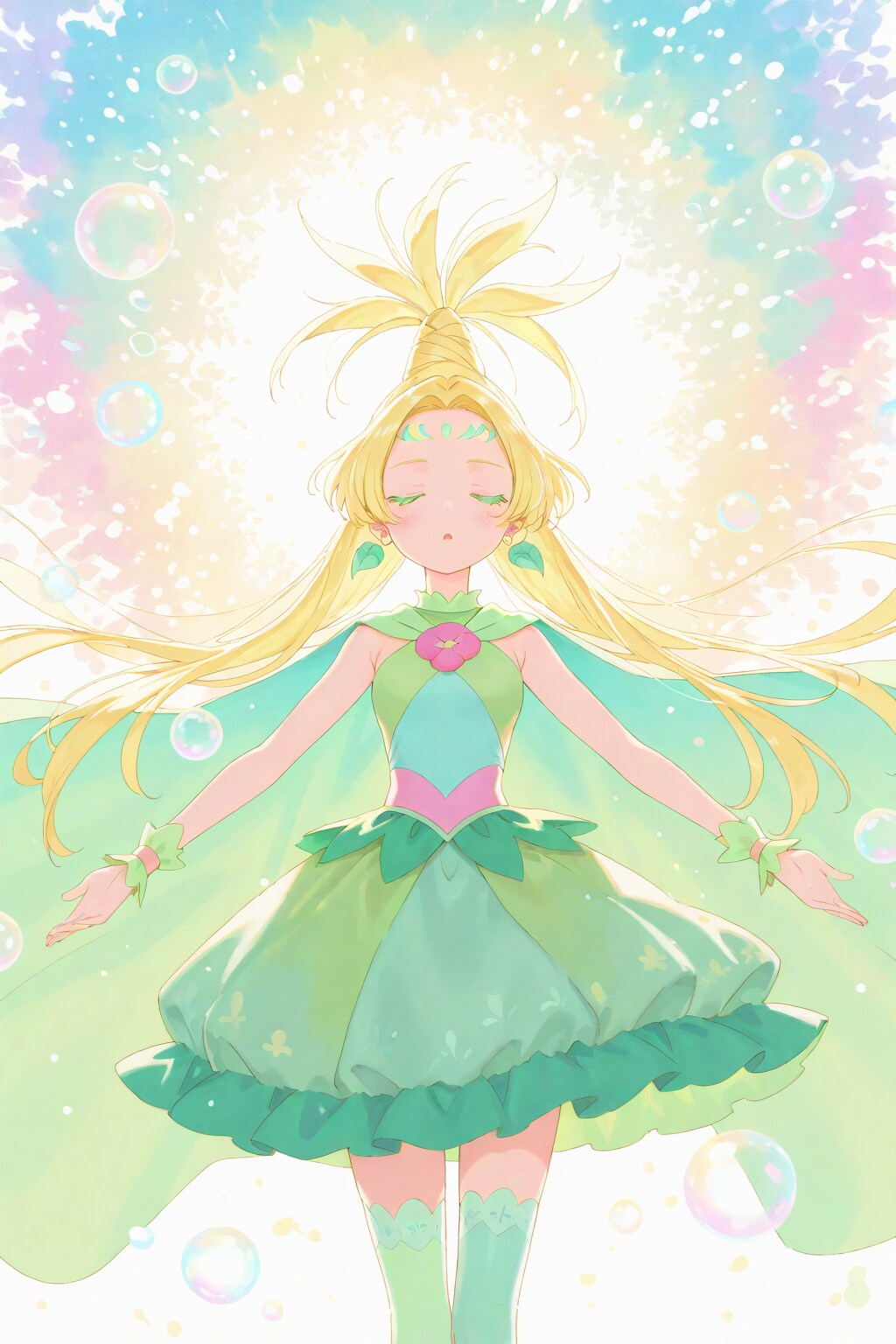 キュアオアシス (トロピカル～ジュ！プリキュア) | の人気AIイラスト・グラビア