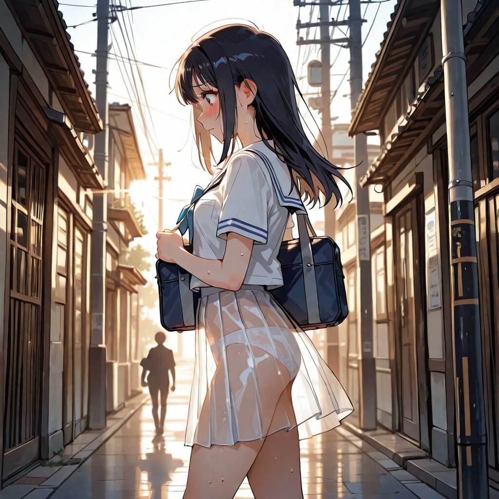 見られないように・・♡