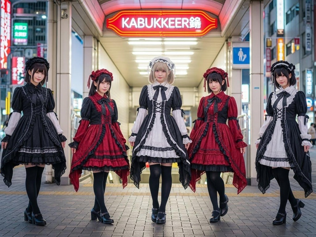 ゴスロリ少女達　ImageFX