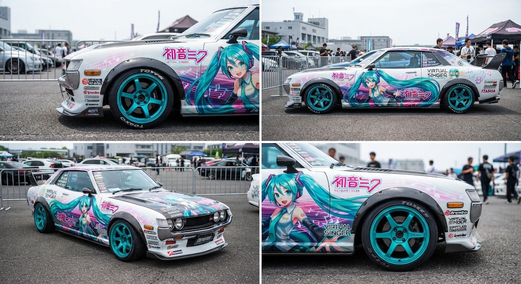 初音ミク痛車セリカ