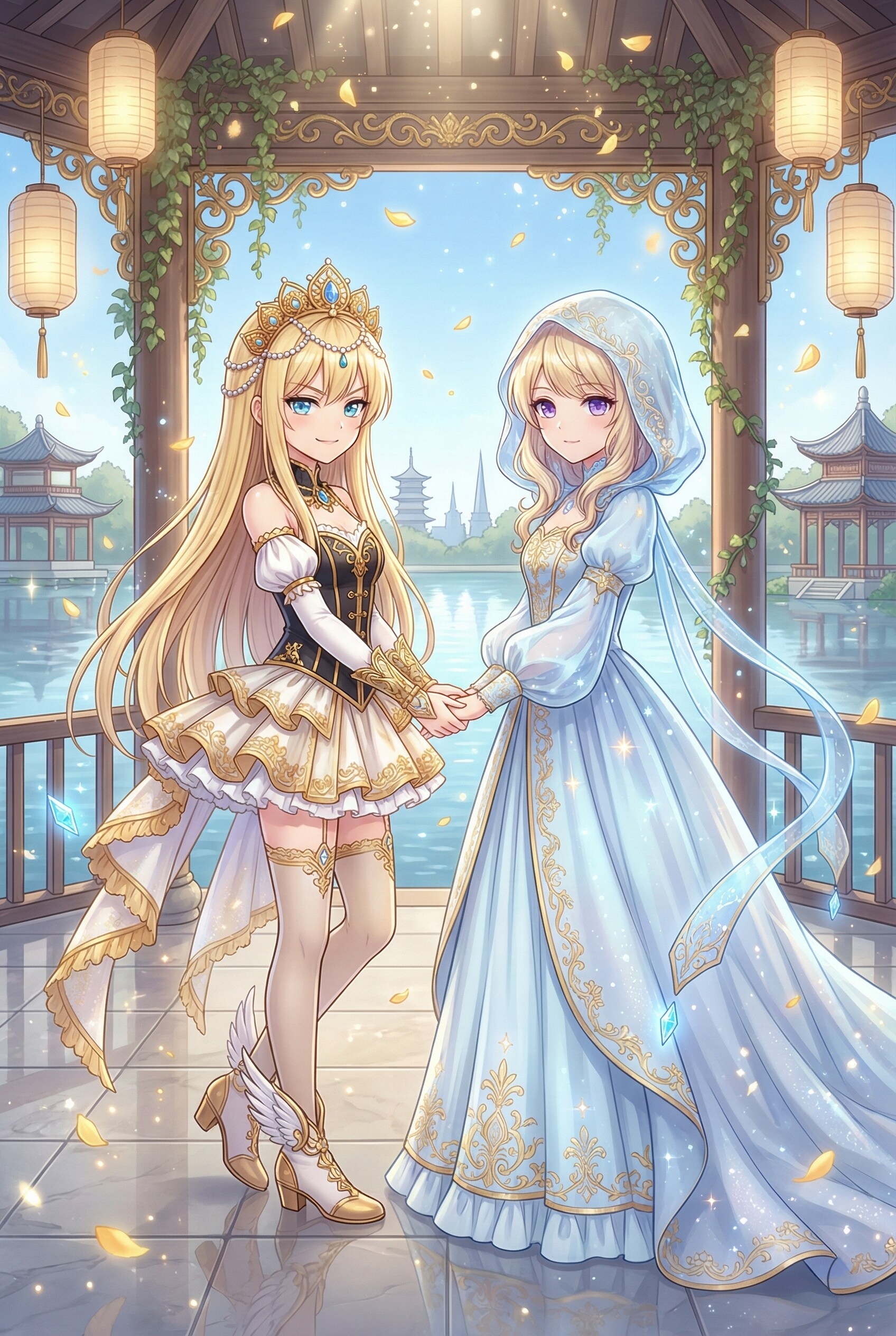 絢爛なる氷華 | の人気AIイラスト・グラビア