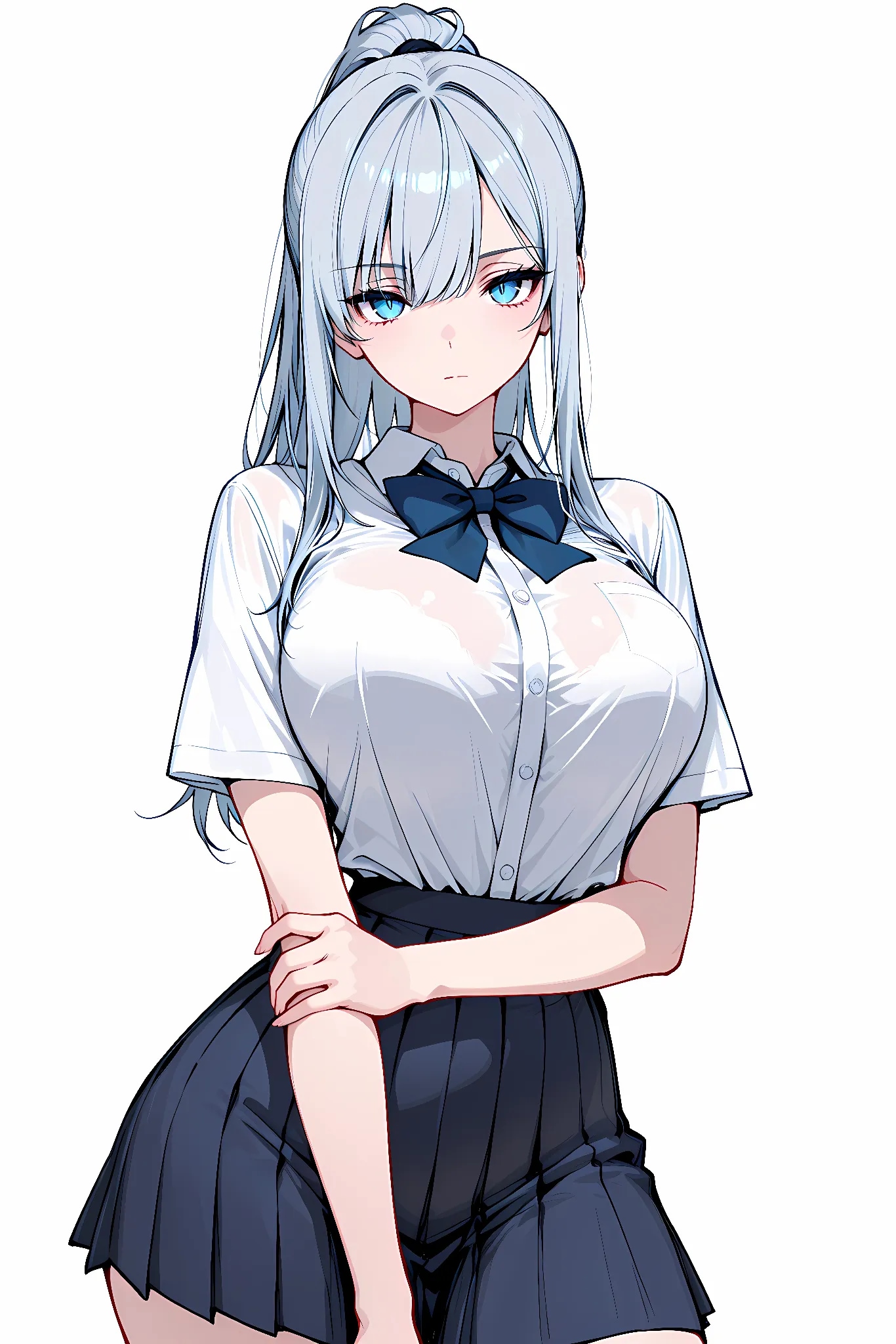 夏服ポニテの氷神さん