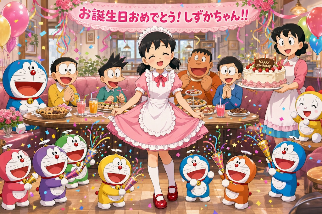 ５月はしずかちゃんの誕生日