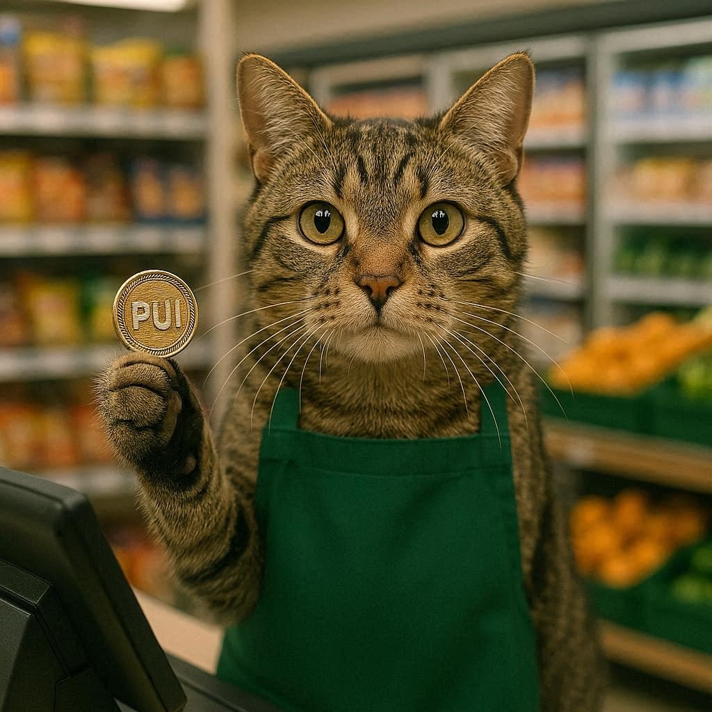 スーパーちちぷいで働く猫