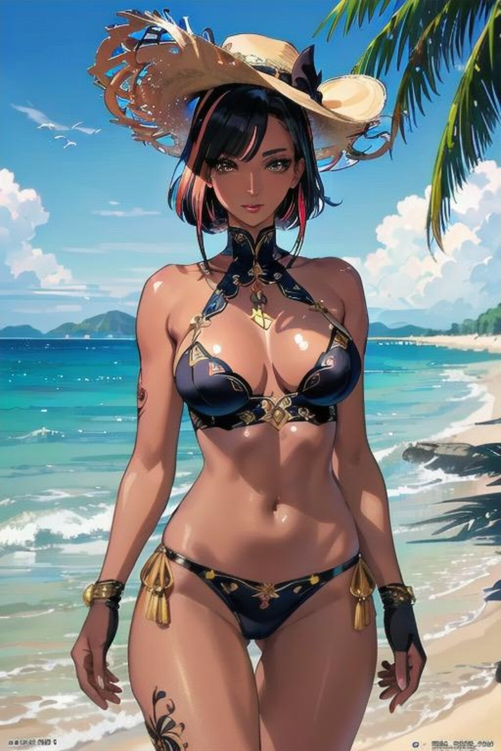 褐色ビキニギャル52