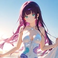 ガチャテストその14＠波柄OK！貝殻装飾は？ 3枚目