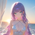 ガチャテストその14＠波柄OK！貝殻装飾は？ 2枚目