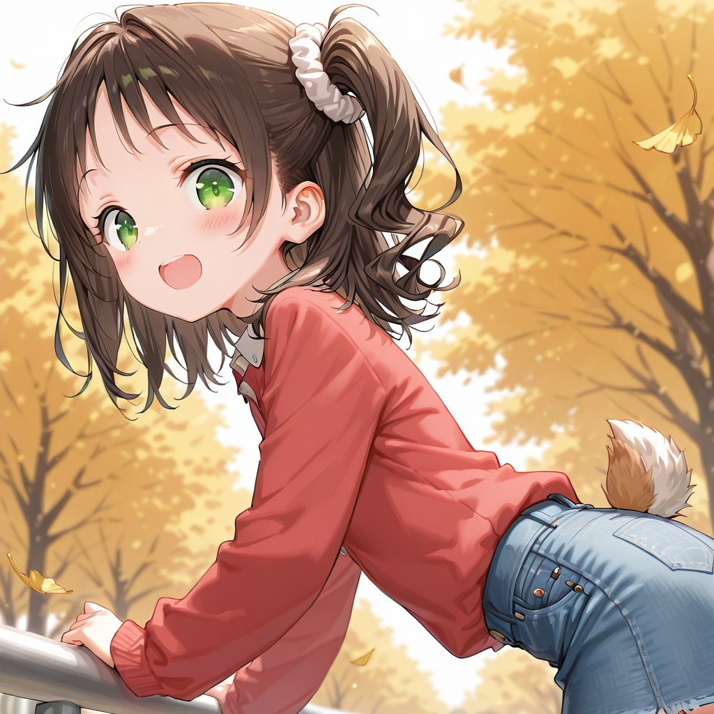 ホカちゃんと銀杏並木