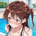 レンタル彼女とプールデート 3枚目