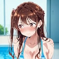 レンタル彼女とプールデート 5枚目