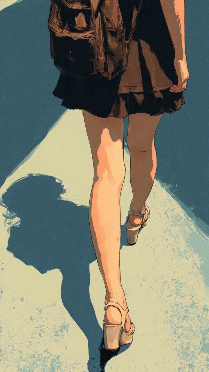 脚線美をふりまいてる | の人気AIイラスト・グラビア