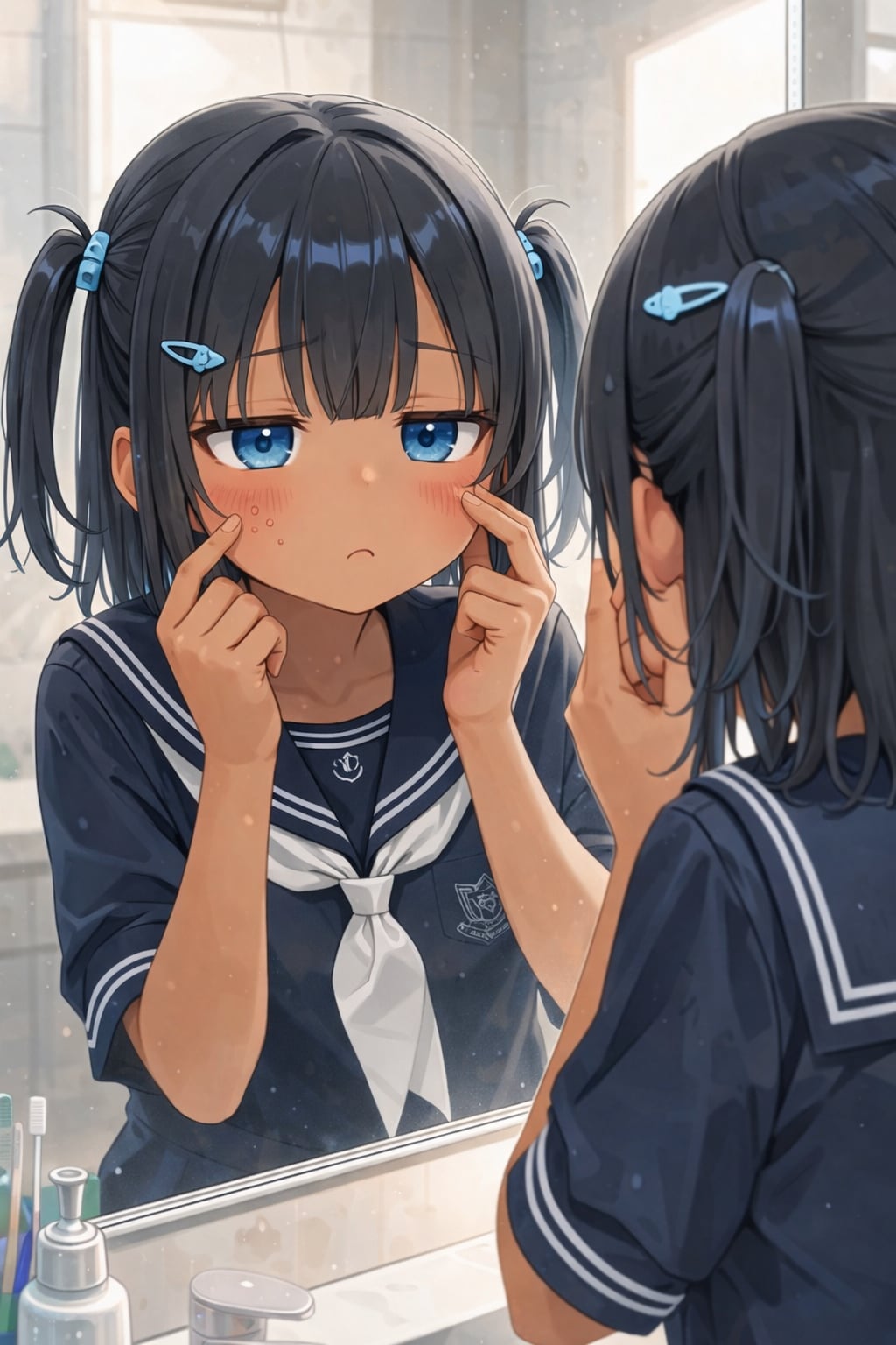 ニキビに悩むこなつちゃん