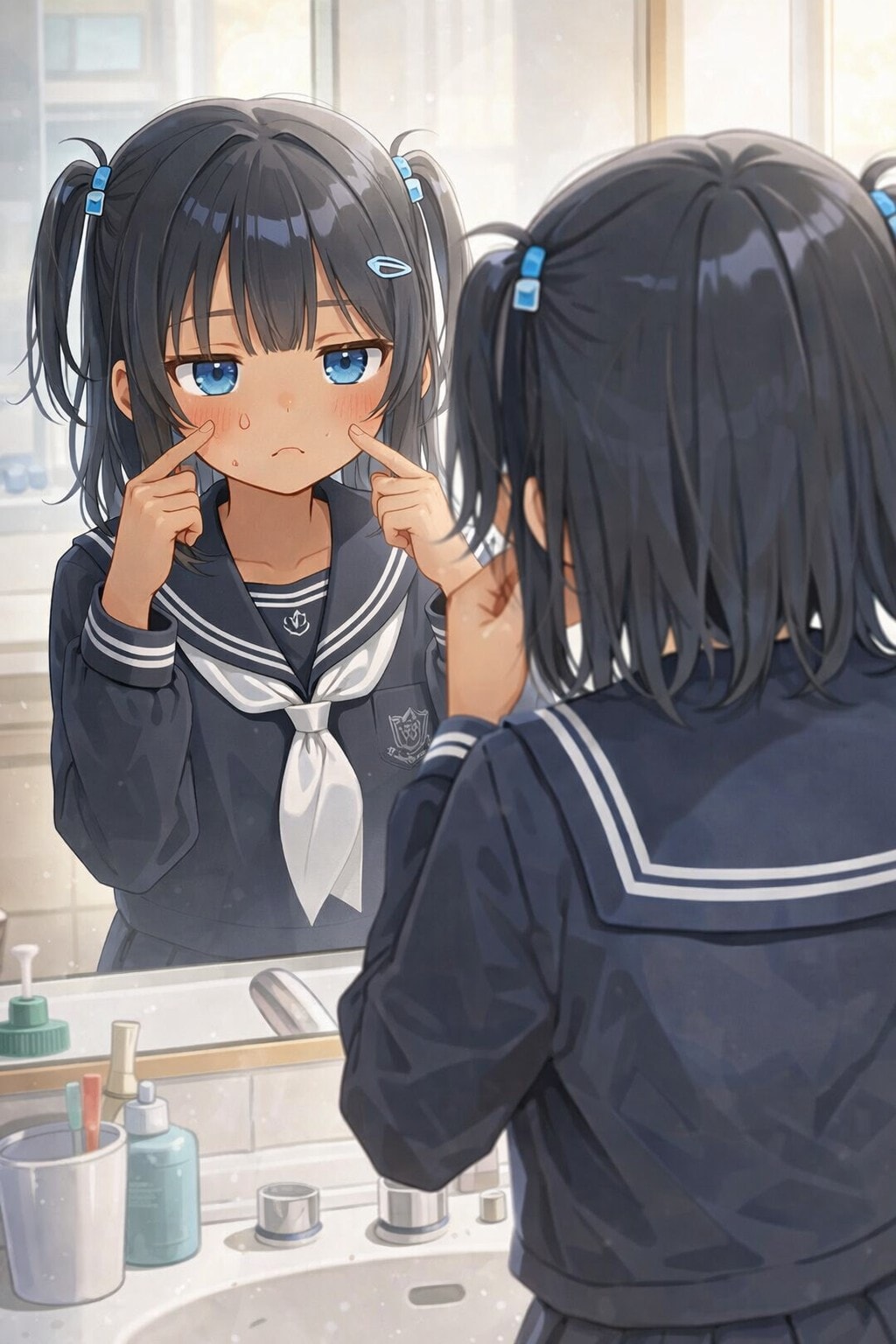 ニキビに悩むこなつちゃん