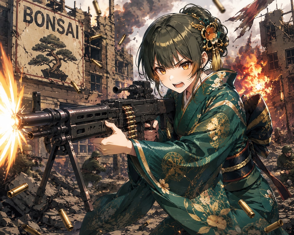 戦うBONSAIちゃん