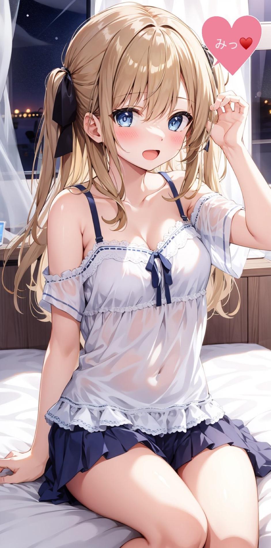 おやす…みっ！