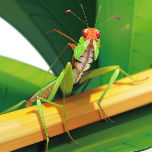 熱いカマキリ！