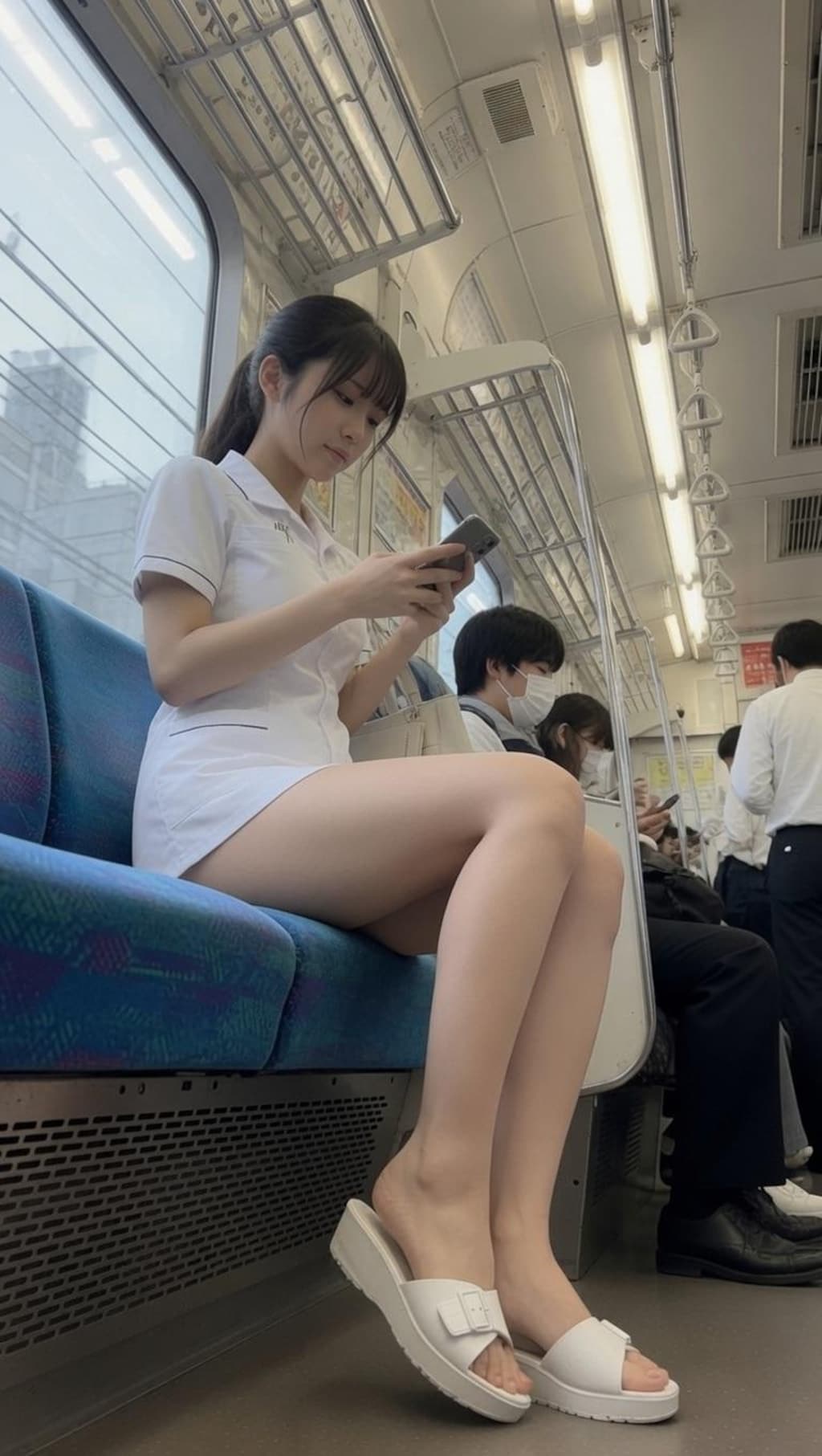 ナースのお姉さん♡　三度見しちゃった