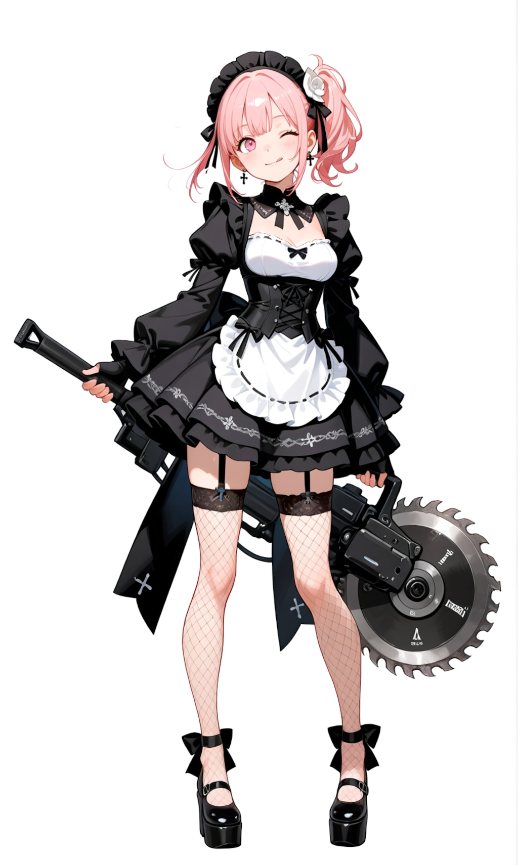 ギャル狐ちゃんとピザカット