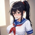 出産間近JK‎(　˙ ؂ ˙　) 2枚目