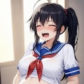 出産間近JK‎(　˙ ؂ ˙　) 3枚目