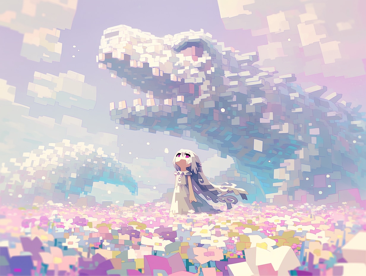 ローポリクラフト（２）虹宮あかり　niji7 | の人気AIイラスト・グラビア