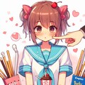 女の子とポッキー♥(8枚) 8枚目