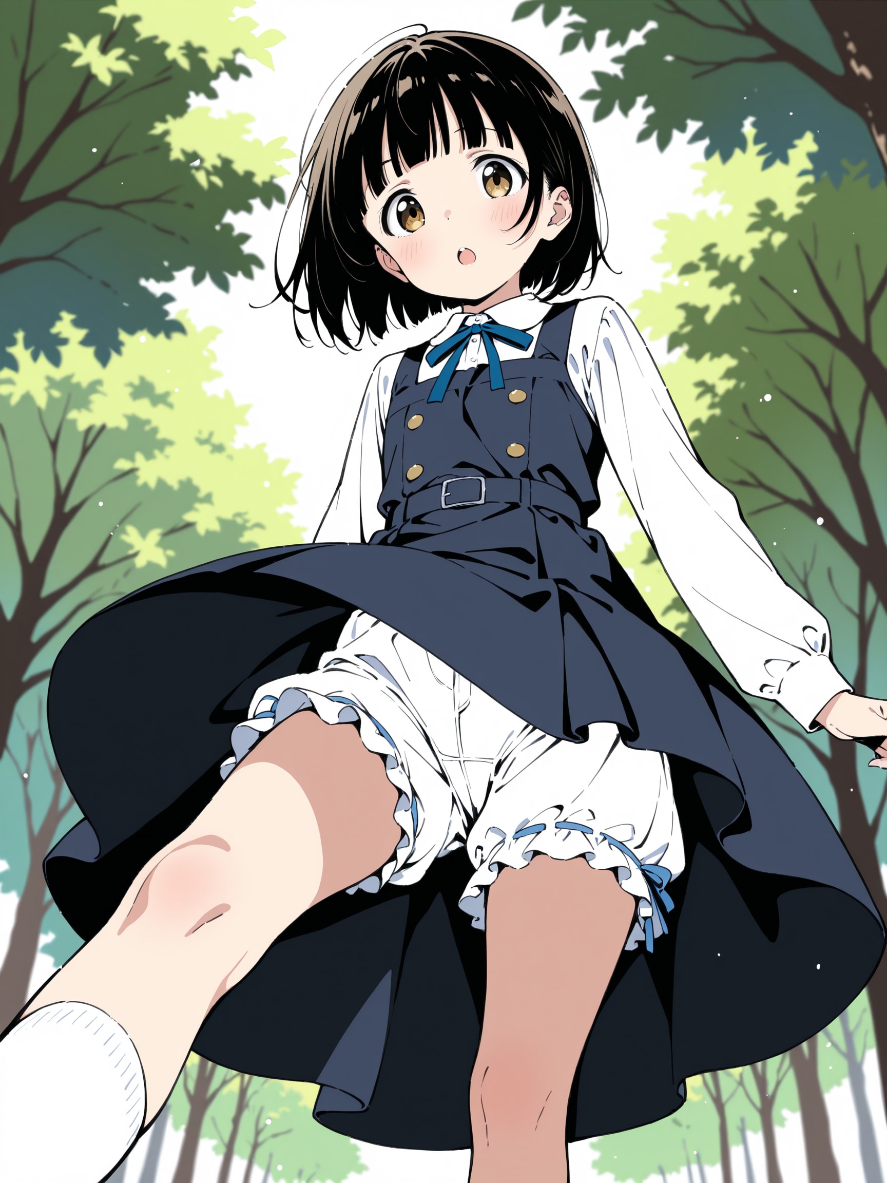 おじさん、そんな所で何してるんですか？