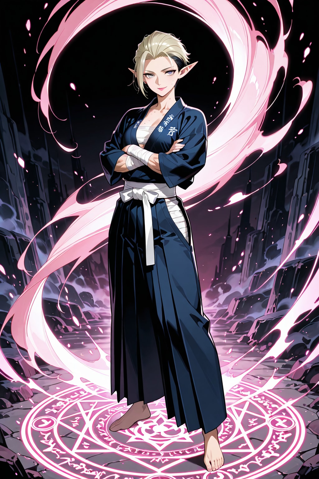 格闘エルフさんが召喚された