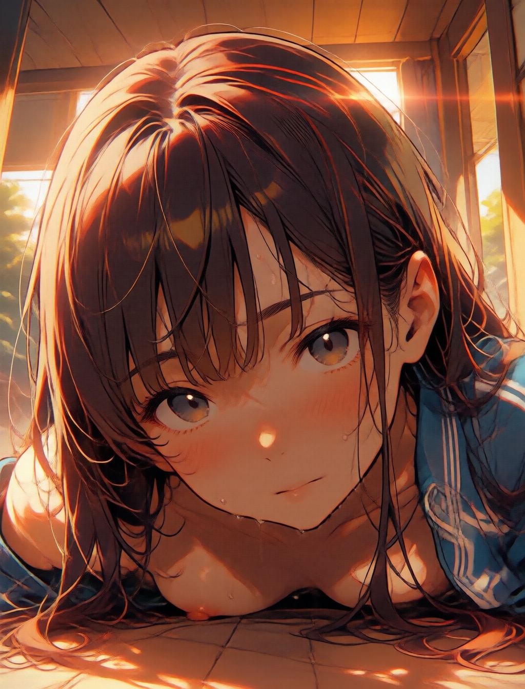 ずいっと寄ってくるっ娘
