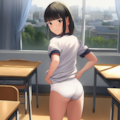 ブルマ少女の着替え、覗いたったｗｗｗ 8枚目