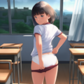 ブルマ少女の着替え、覗いたったｗｗｗ 4枚目