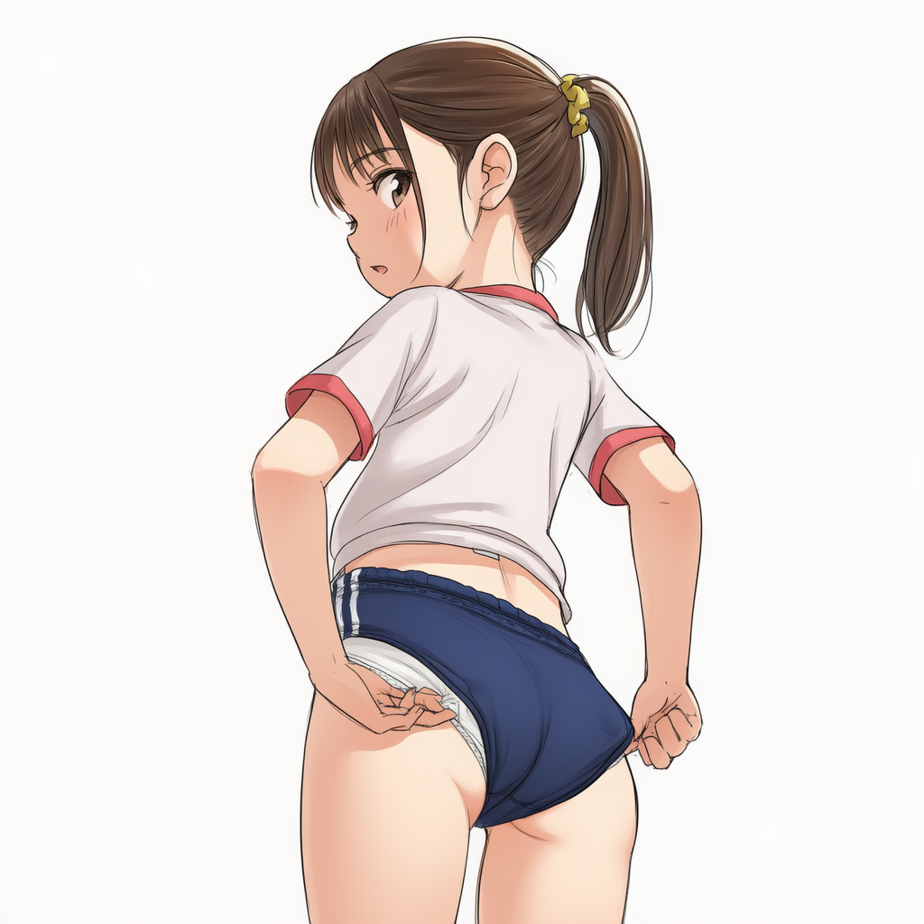 ブルマ少女の着替え、覗いたったｗｗｗ
