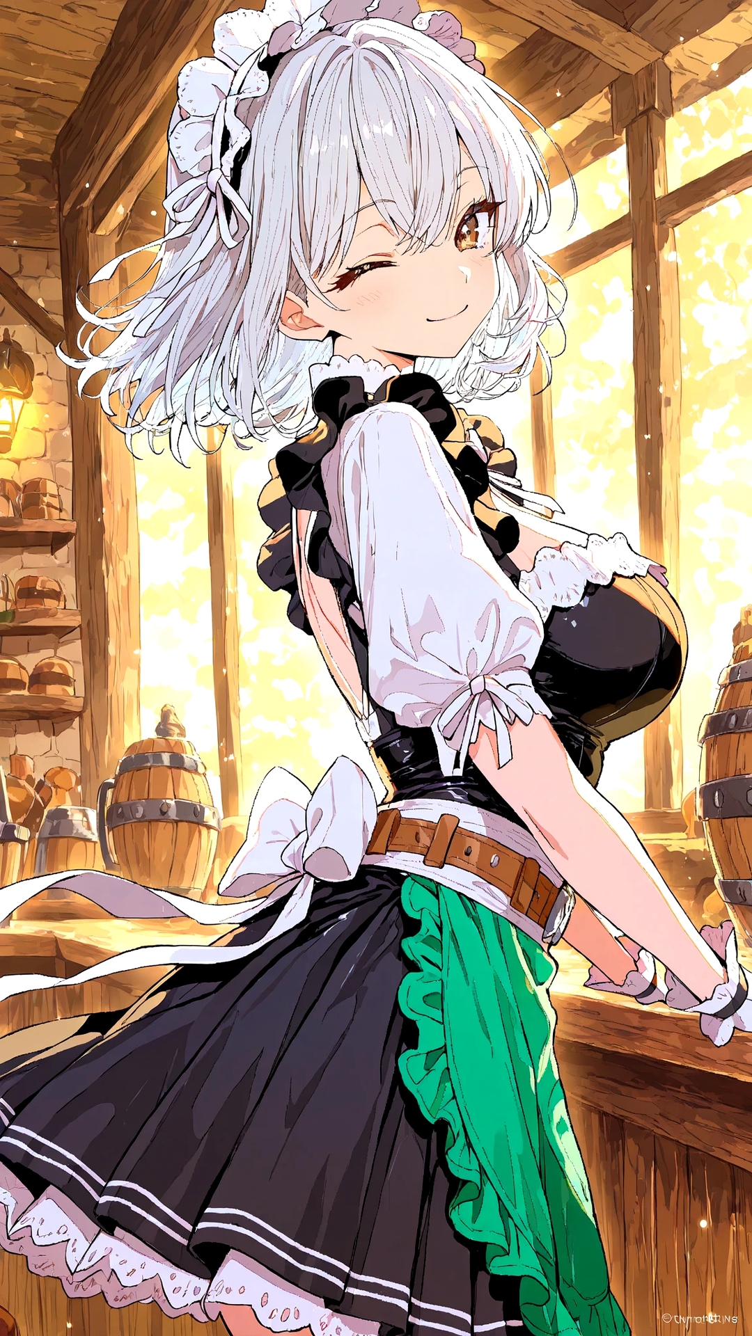 🍺 Rina Verdelle｜Fantasy Tavern Waitress