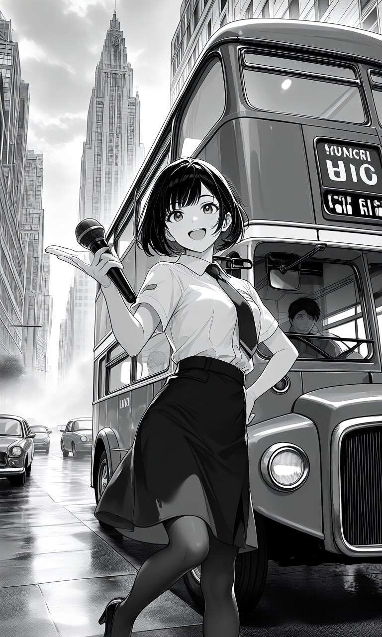 東京のバスガール