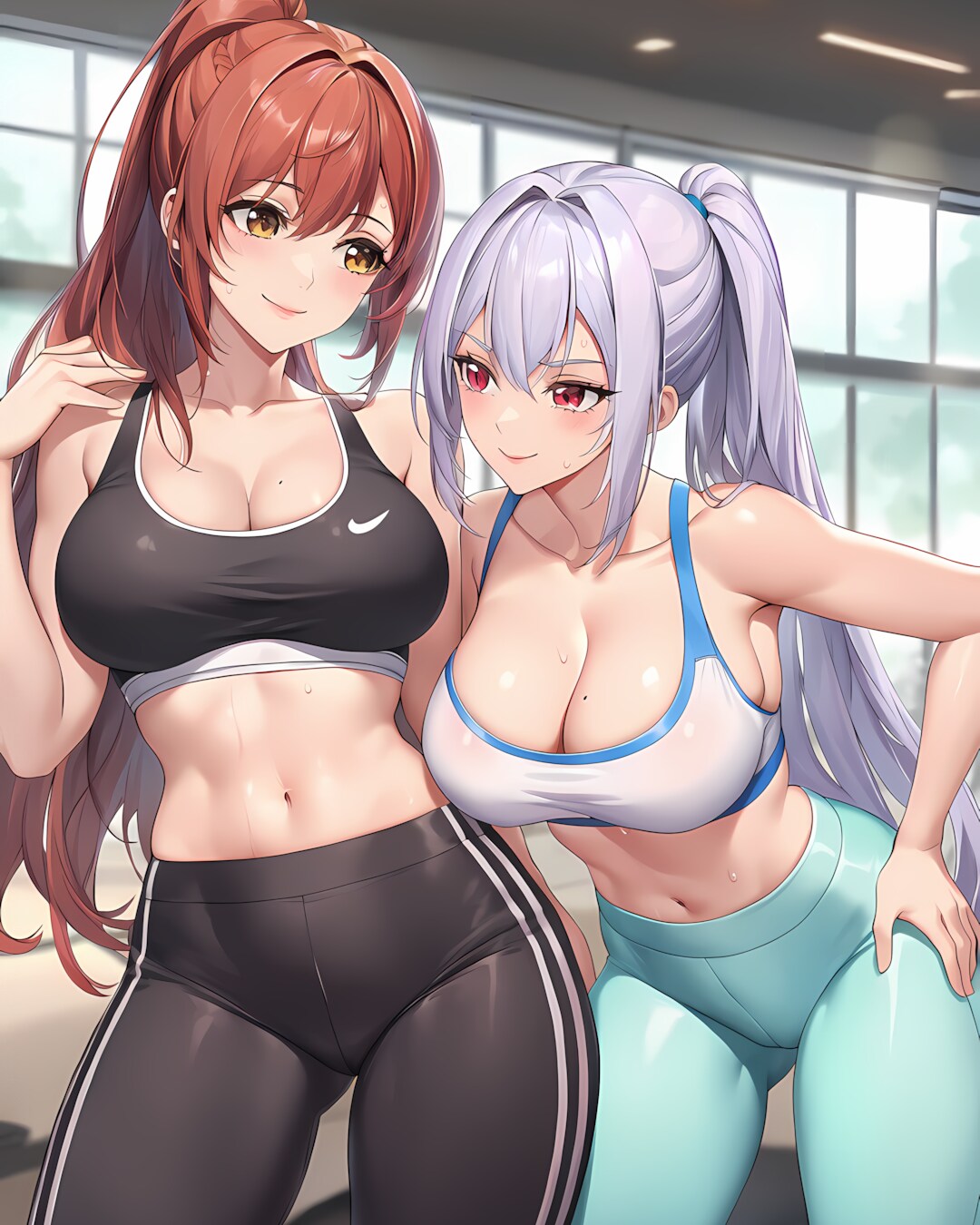 💪朝トレペアで輝く二人✨