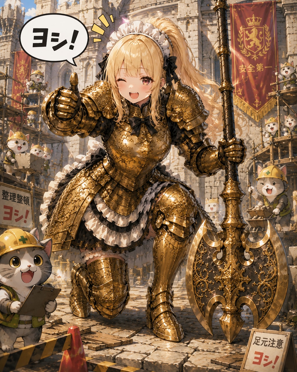重装備アーマーメイド☆