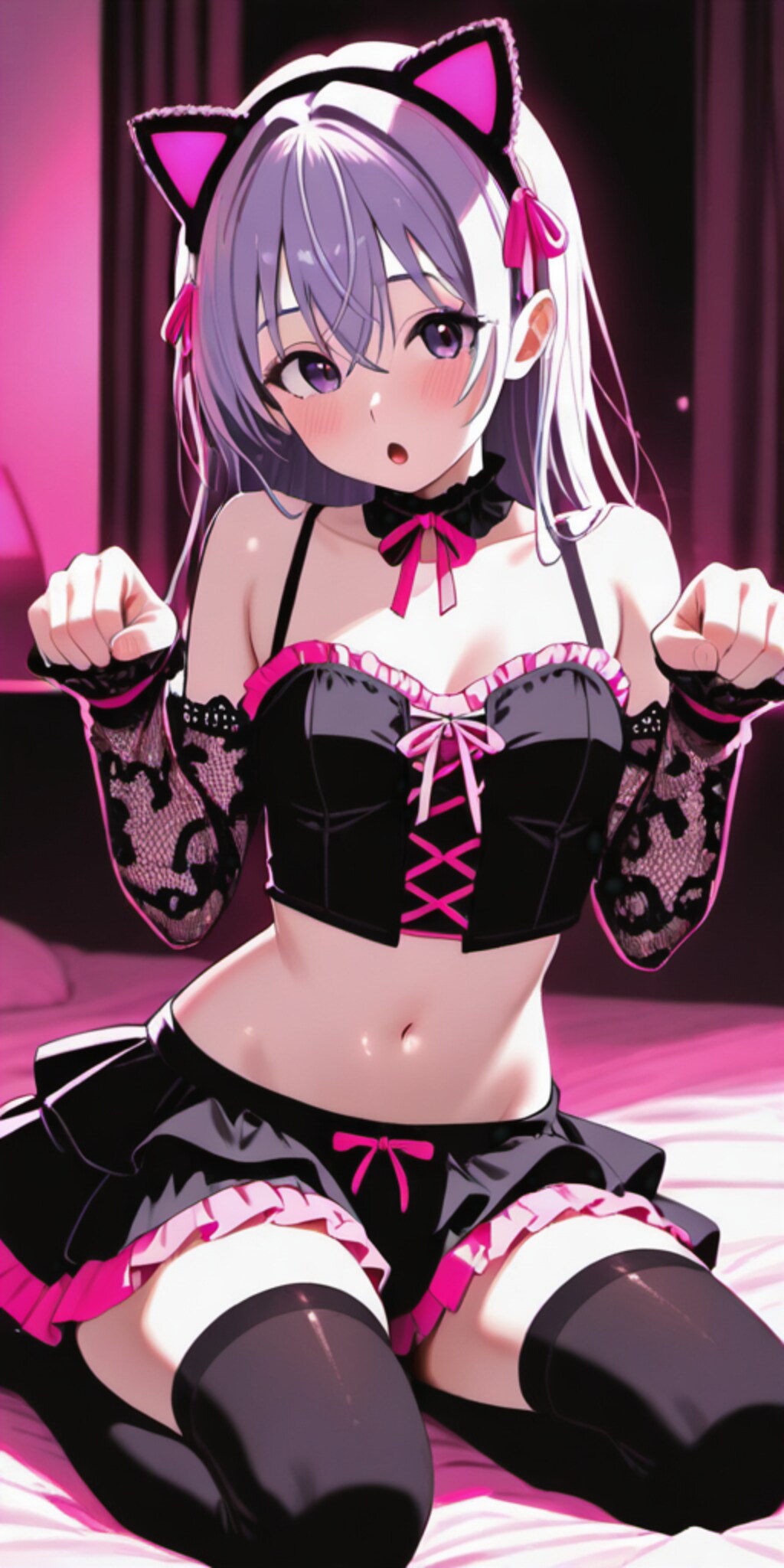 【鈴木羽那】ゴシック猫ちゃん