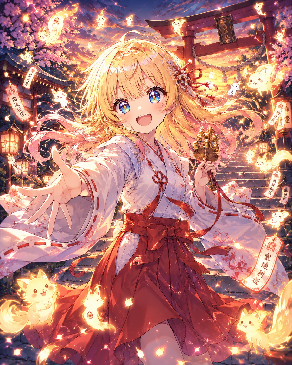 金髪巫女