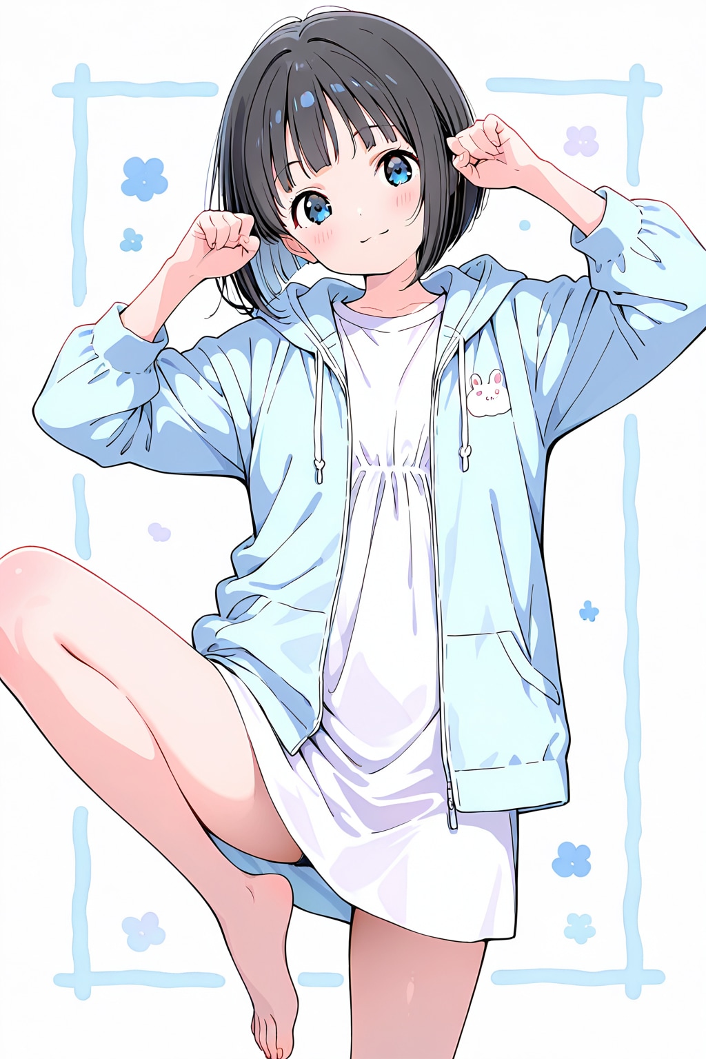 萌えポーズ(HARPY)(水彩タッチ)(23)
